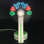 Quạt điều chỉnh được ký tự bằng máy tính nhiều màu